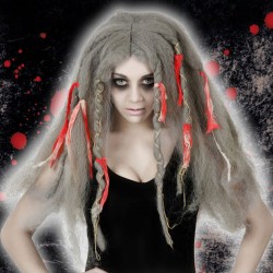 Περούκα για Halloween 42573 Γκρι