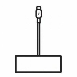 Καλώδιο USB Apple Λευκό