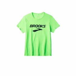 Ανδρική Μπλούζα με Κοντό Μανίκι Brooks Distance Sleeve 3.0 Πράσινο