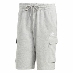 Aθλητικό Σορτς Adidas Essentials French Terry Cargo Γκρι