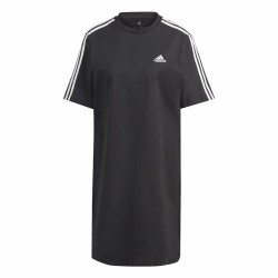 Φόρεμα Adidas 3S Boyfriend Single Μαύρο