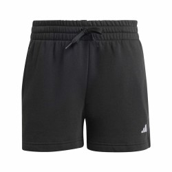 Aθλητικό Σορτς Adidas Essentials Small Logo Fleece Shorts Μαύρο