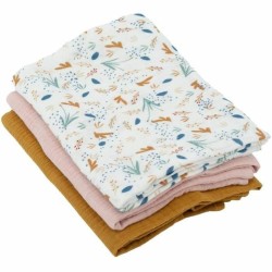 Muslin Domiva Καφέ Ανθεκτικό 3 Τεμάχια (3 Μονάδες)
