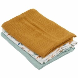 Muslin Domiva Καφέ Ανθεκτικό 3 Τεμάχια (3 Μονάδες)
