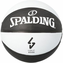 Mπάλα Μπάσκετ Spalding Asvel Sz7 Λευκό Μαύρο (Μέγεθος 7)