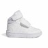 Αθλητικά Παπούτσια για Μωρά Adidas Hoops Mid 3.0 Λευκό