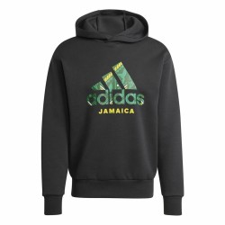 Ανδρικό Φούτερ με Κουκούλα Adidas Jamaica Seasonal Doubleknit Μαύρο