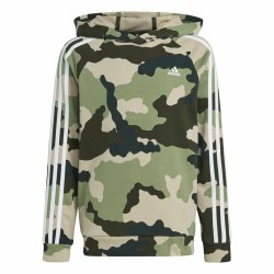 Unisex Φούτερ με Κουκούλα Adidas Essentials Πολύχρωμο Καμουφλάζ