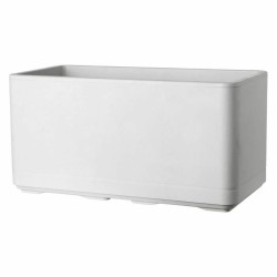 Αυτοποτιζόμενο Φυτευτή Deroma Μαργαριτάρι 78 x 38 x 39 cm Πλαστική ύλη Ορθογώνιο Ø 78 cm