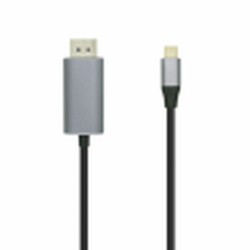 Αντάπτορας USB-C σε DisplayPort Aisens A109-0394 Μαύρο 80 cm