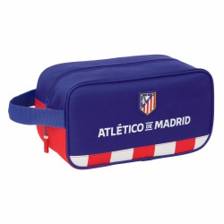 Θήκη Παπουτσιών Ταξιδιού Atlético Madrid Μπλε Λευκό Κόκκινο 29 x 15 x 14 cm
