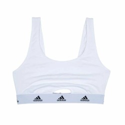 Αθλητικό σουτιέν Adidas Active Comfort Cotton Λευκό
