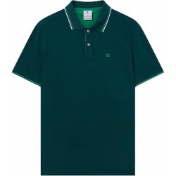 Ανδρική Μπλούζα Polo με Κοντό Μανίκι Champion CHAMPION POLO 220897 EMA Πράσινο
