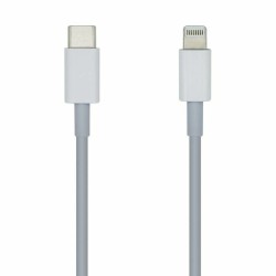 Καλώδιο USB-C σε Lightning Aisens A102-0442 Λευκό 1 m