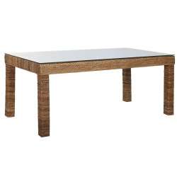 Τραπεζαρία Home ESPRIT Φυσικό ίνα ξύλο teak 180 x 90 x 77 cm