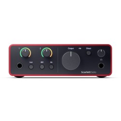 Ήχος Εισόδου Focusrite SCARLETT SOLO USB-C 4TH GEN