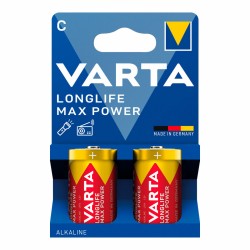 Μπαταρίες Varta longlife max power 1,5 V Τύπος C LR14 (x2)