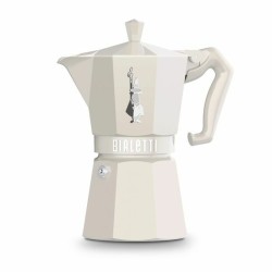 Ιταλικη καφετιερα Bialetti MOKA EXCLUSIVE CREAM 6T Κρεμ Αλουμίνιο 6 φλιτζάνια (x6)