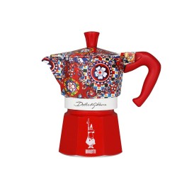Ιταλικη καφετιερα Bialetti MOKA EXPRESS D&G 3T Αλουμίνιο Μπακελίτη 3 Kopper