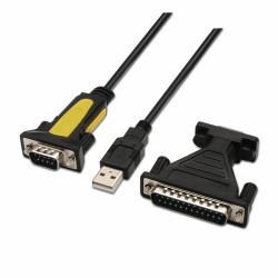 Καλώδιο Δεδομένων/Φόρτισης με USB Aisens A104-0039 1,8 m Μαύρο