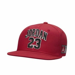 Παιδικό Kαπέλο Jordan Jersey Flat brim Κόκκινο (Ένα μέγεθος)