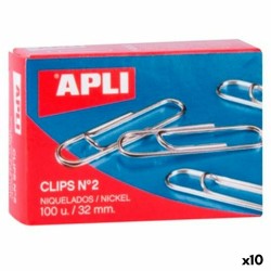 Κούμπωμα Apli Nº 2 Ασημί νικέλιο 32 mm (x10)