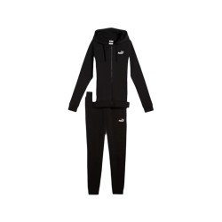 Γυναικεία Αθλητική Φόρμα Puma Chándal Puma Hooded Sweat Suit Tr Μαύρο