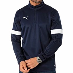 Ανδρικό Φούτερ χωρίς Κουκούλα Puma individualRISE 1/4 Z Navy