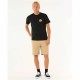 Ανδρική Μπλούζα με Κοντό Μανίκι Rip Curl Passage Tee Μαύρο Ανδρική Μπλούζα με Κοντό Μανίκι Rip Curl Passage Tee Μαύρο