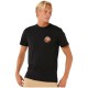 Ανδρική Μπλούζα με Κοντό Μανίκι Rip Curl Passage Tee Μαύρο Ανδρική Μπλούζα με Κοντό Μανίκι Rip Curl Passage Tee Μαύρο
