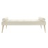 Ντιβάνι Home ESPRIT Κρεμ Μέταλλο 184 x 76 x 62 cm