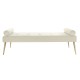 Ντιβάνι Home ESPRIT Κρεμ Μέταλλο 184 x 76 x 62 cm Ντιβάνι Home ESPRIT Κρεμ Μέταλλο 184 x 76 x 62 cm