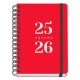 Ατζέντα DOHE GRAMMAR Κόκκινο A5 150 x 210 mm 2025-2026 (20 Μονάδες) Ατζέντα DOHE GRAMMAR Κόκκινο A5 150 x 210 mm 2025-2026 (20 Μονάδες)