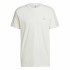 Ανδρική Μπλούζα με Κοντό Μανίκι Adidas Essentials 3 Bandas Λευκό L