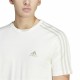 Ανδρική Μπλούζα με Κοντό Μανίκι Adidas Essentials 3 Bandas Λευκό L Ανδρική Μπλούζα με Κοντό Μανίκι Adidas Essentials 3 Bandas Λευκό L
