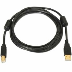 Καλώδιο USB A σε USB B Aisens A101-0011 Μαύρο 5 m