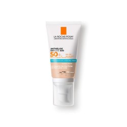 Αντηλιακή Κρέμα Με Χρώμα La Roche Posay Anthelios Uvmune 50 ml Λευκό Spf 50 Κρεμ Ενυδατική Kρέμα με Χρώμα