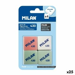 Σετ Γόμες Milan 4 Τεμάχια (25 Μονάδες)