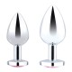 Πρωκτικό Plug B-Vibe Ασημί Πρωκτικό Plug B-Vibe Ασημί