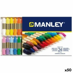 Χρωματιστά κεριά Manley Πολύχρωμο (50 Μονάδες)