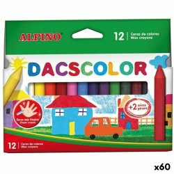 Χρωματιστά κεριά Alpino Dacscolor Πολύχρωμο 12 Τεμάχια (60 Μονάδες)