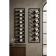 Μπουκαλοθήκη Home ESPRIT Μαύρο 70 X 6 X 160 CM Μπουκαλοθήκη Home ESPRIT Μαύρο 70 X 6 X 160 CM