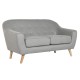 Καναπές Home ESPRIT Γκρι Κρεμ Φυσικό Scandi 146 x 84 x 82 cm Καναπές Home ESPRIT Γκρι Κρεμ Φυσικό Scandi 146 x 84 x 82 cm