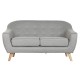 Καναπές Home ESPRIT Γκρι Κρεμ Φυσικό Scandi 146 x 84 x 82 cm Καναπές Home ESPRIT Γκρι Κρεμ Φυσικό Scandi 146 x 84 x 82 cm