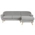 Καναπές Home ESPRIT Γκρι Κρεμ Scandi 226 x 144 x 84 cm