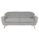 Καναπές Home ESPRIT Γκρι Κρεμ Φυσικό Scandi 172 x 82 x 82 cm Καναπές Home ESPRIT Γκρι Κρεμ Φυσικό Scandi 172 x 82 x 82 cm
