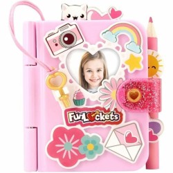 Ημερολόγιο με Aξεσουάρ Funlockets Mini Ροζ