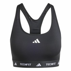 Αθλητικό σουτιέν Adidas Techfit Medium Μαύρο XS Αθλητικό σουτιέν Adidas Techfit Medium Μαύρο XS