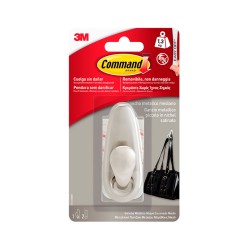 Γάντζος για κρέμασμα 3M 1,3 kg Ασημί Μέταλλο (1 μονάδα)