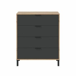 Συρταριέρα Καφέ Μαύρο 77,5 x 40 x 93,5 cm